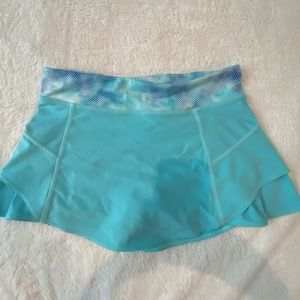 Athleta girl teal skirt